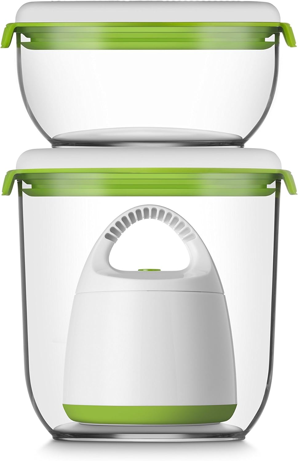 FOSA MADRID MINI-STARTER-SET 3-teilig - MC30000 – Smarte Vakuum-Lebensmittelaufbewahrung – Vakuumpum