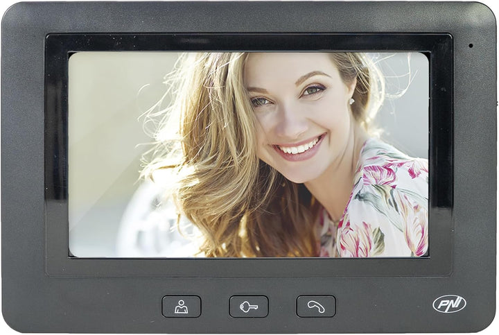 PNI DF930 Video-Gegensprechanlage mit 1 Monitor, 7-Zoll-LCD-Bildschirm, 800x480, elektromagnetischer