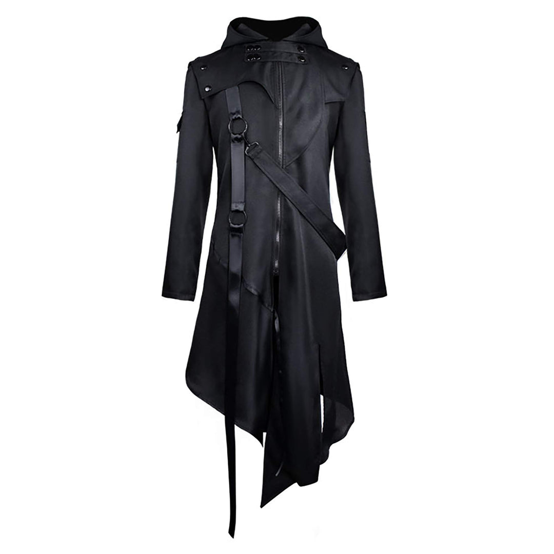 Feynman Herren Vintage Frack Steampunk Gothic Jacke Viktorianischen Retro Mittellang Mantel Punk Jac