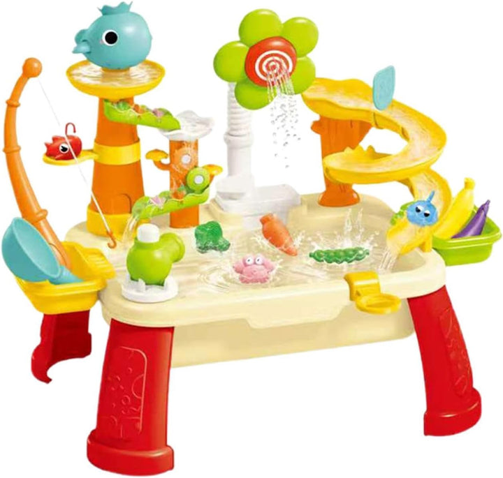 Generisch Wassertisch Für Kinder,Sommer Angelspielzeug | Spielwaschbecken Mit Fliessendem Wasser,Für