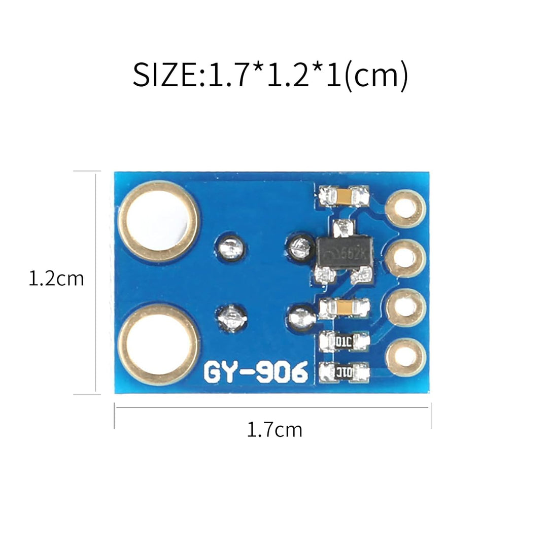 Ticfox Temperatursensor MLX90614-DCI Infrarot-Temperatursensormodul Fernelektronische DIY PCB