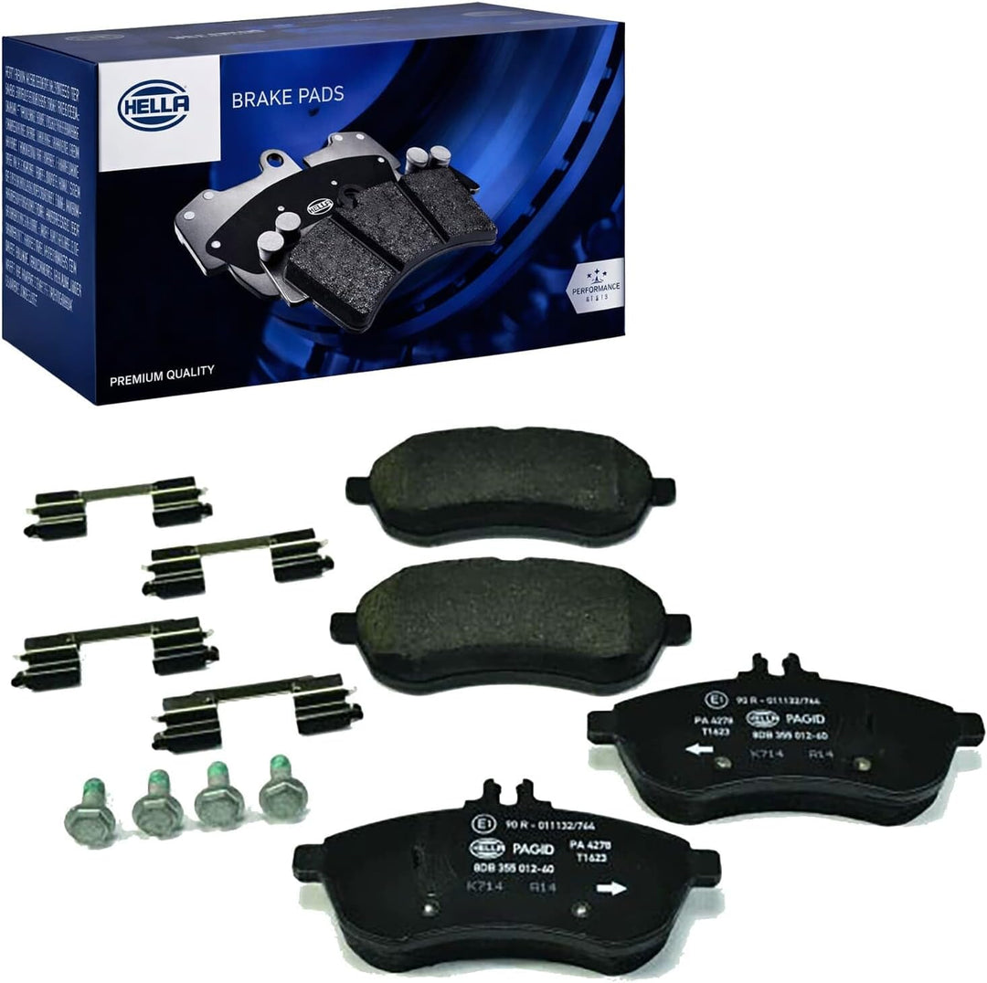 HELLA PAGID 8DB 355 012-601 Bremsbelagsatz - T1623 - Dicke/Stärke: 20.6mm - Bremssystem: Lucas - für