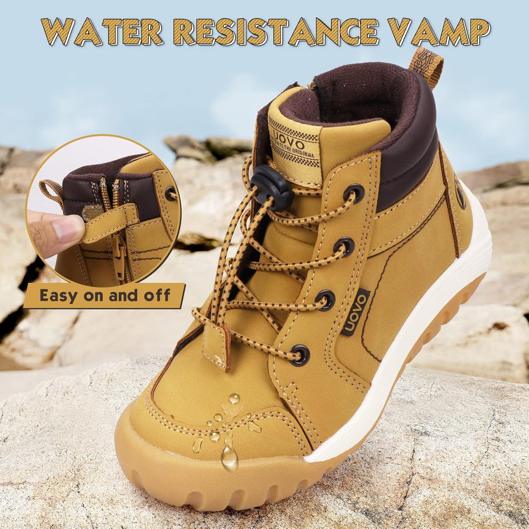 UOVO Winterschuhe Jungen Turnschuhe Unisex-Kinder Warm Gefüttert Sneaker Outdoor Winterstiefel rutsc