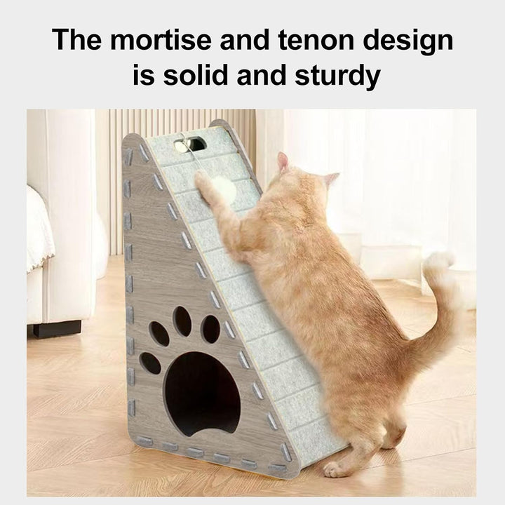 3-in-1Kratzbrett Katze, Road Kratzpads für Grosse Katzen, für Katzen Kratzen Spielen Ausruhen, Schüt