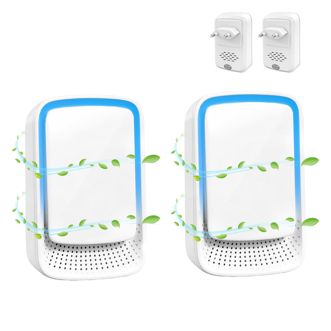 Flintronic Air Purifier, 2PCS Plug in Air Purifier IonizerGenerator, Negativ Ionen Luftreiniger für