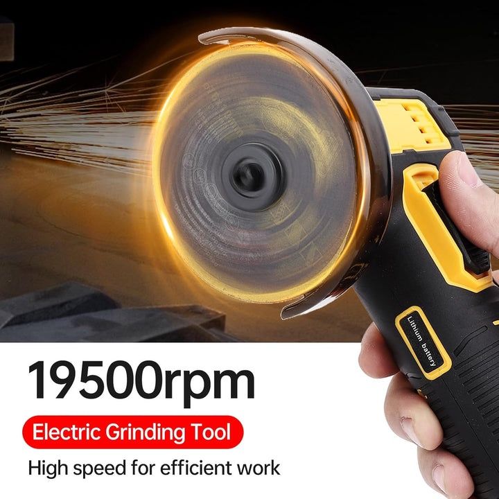 Mini Winkelschleifer,12V Akku Mini Flex 19500 rpm/76mm,Professional Mini Akku Winkelschleifer Set Ge