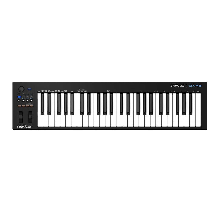 Nektar Impact GX49 | USB MIDI Controller Keyboard with Nektar DAW Integration Black, Black