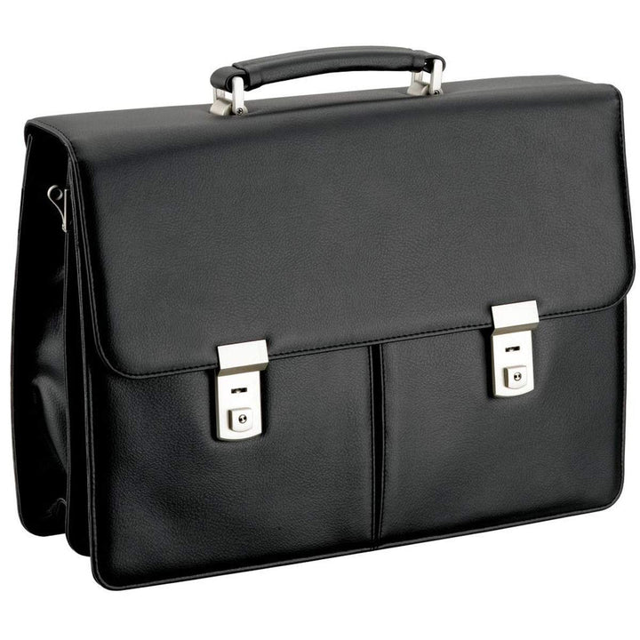 Aktentasche-Arbeitstasche-Umhängetasche Tasche-Schwarz 42 x30x16cm–Bowatex
