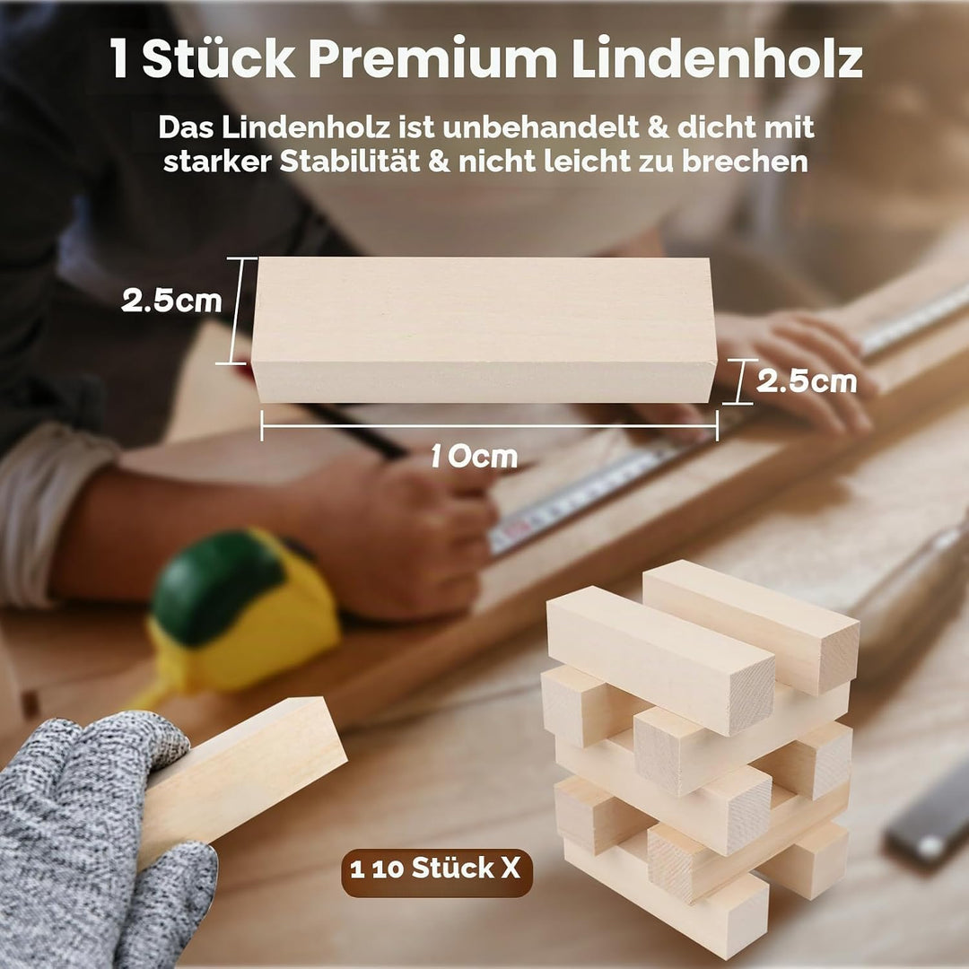 HOMCA Holz Schnitzwerkzeug Set, 23 in 1 Schnitzset mit 7 Schnitzmesser für Kinder&amp;Erwachsene, Holzwe