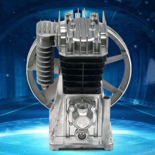 Luftkompressorpumpen Motorkopf Mit SchalldäMpfer ZweizylinderöLgeschmierter Kolben Zylinder Luftkomp