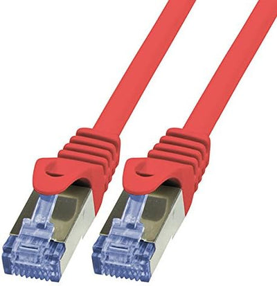 BIGtec LAN Kabel 50m Netzwerkkabel Ethernet Internet Patchkabel CAT.6a weiss Gigabit SFTP doppelt ge