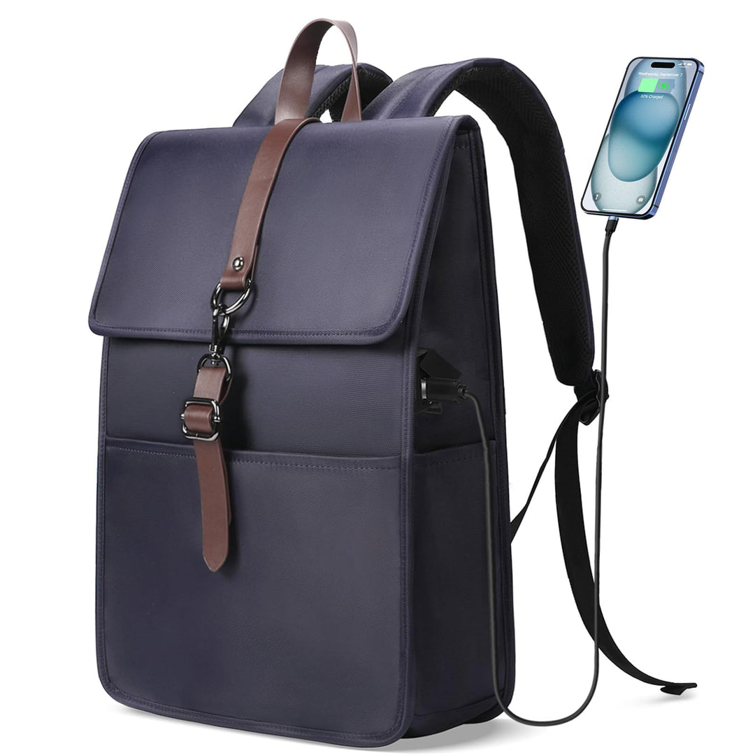 HEROIC KNIGHT Rucksack Damen Herren,Laptop Rucksack 15,6 zoll Business Rucksack mit USB-Anschluss El