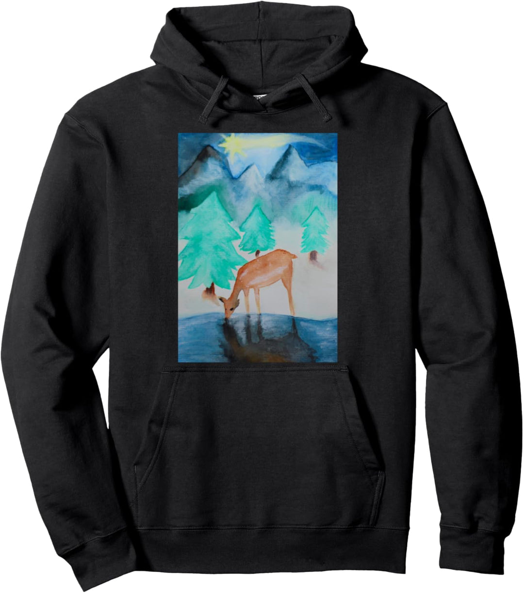 Rehe sind selten allein Pullover Hoodie