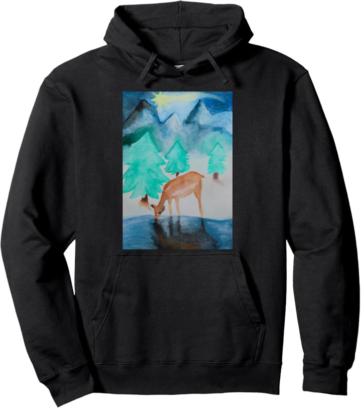 Rehe sind selten allein Pullover Hoodie
