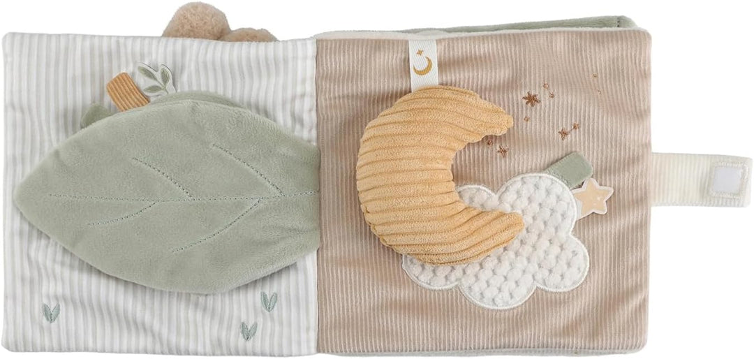 Little Dutch Fühlbuch Stoffbuch Babybuch aus weichem Stoff Aktivität, Entdecken und Knistern Hase we