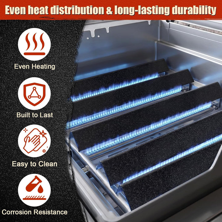 Denmay 7621 44,7cm Flavorizer Bars für Weber Genesis E310, E320, E330, S310, S320, S330 (mit vordere