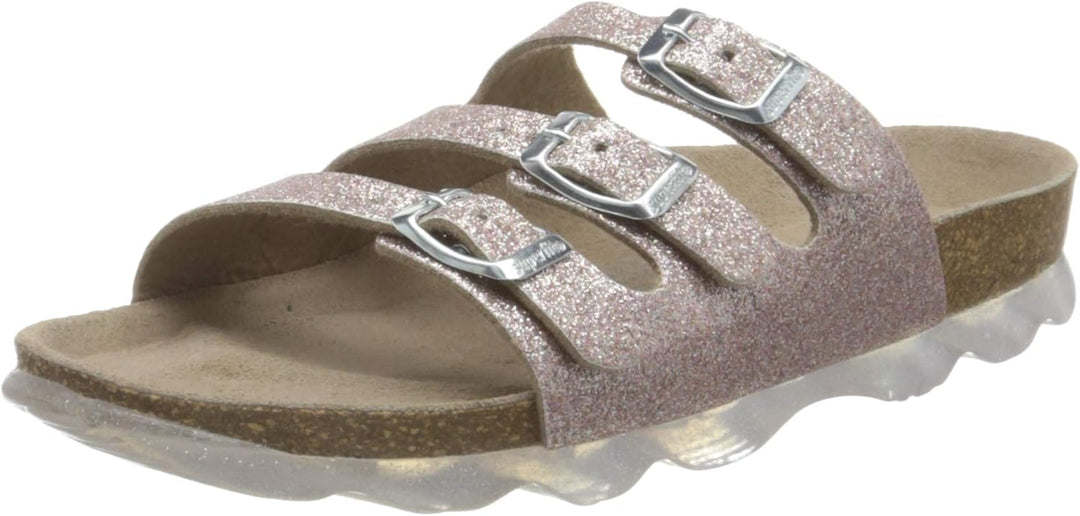 Superfit Mädchen Fussbettpantoffel Pantoffeln 25 EU Bronze 9000, 25 EU Bronze 9000