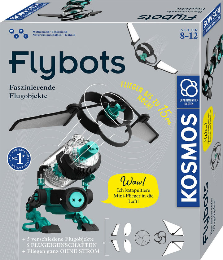 Kosmos 621339 Flybots, faszinierende Flugobjekte, Technik Physik Experimentierkasten für Kinder ab 8