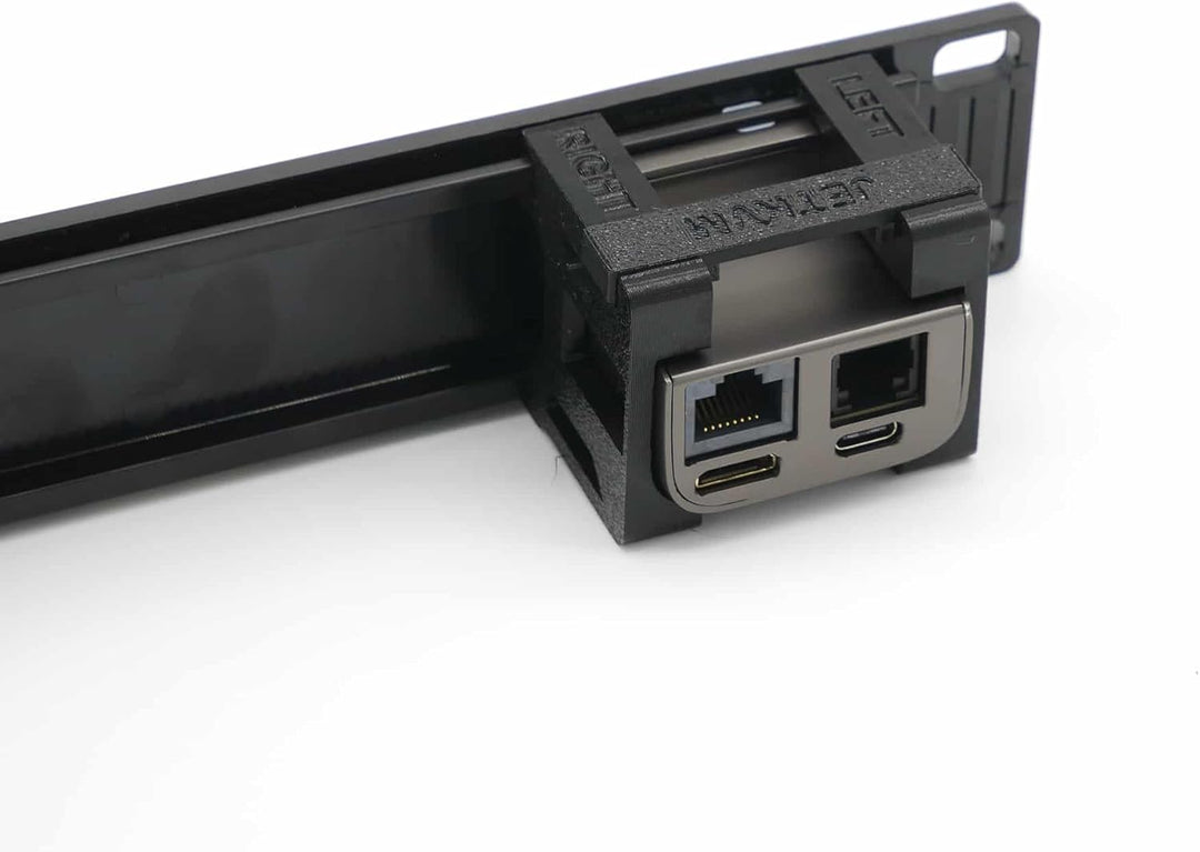 Rackhalterung für 3 Stück JetKvm - 2 Abdeckplatten