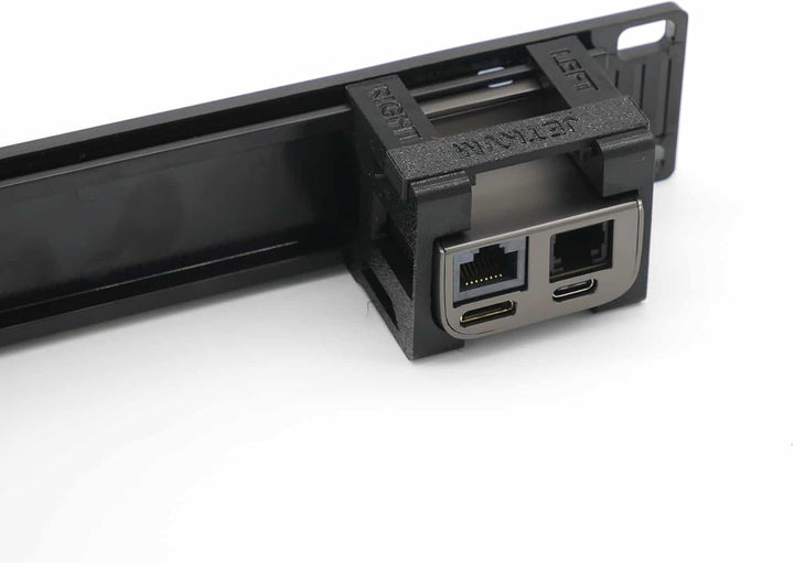 Rackhalterung für 3 Stück JetKvm - 2 Abdeckplatten