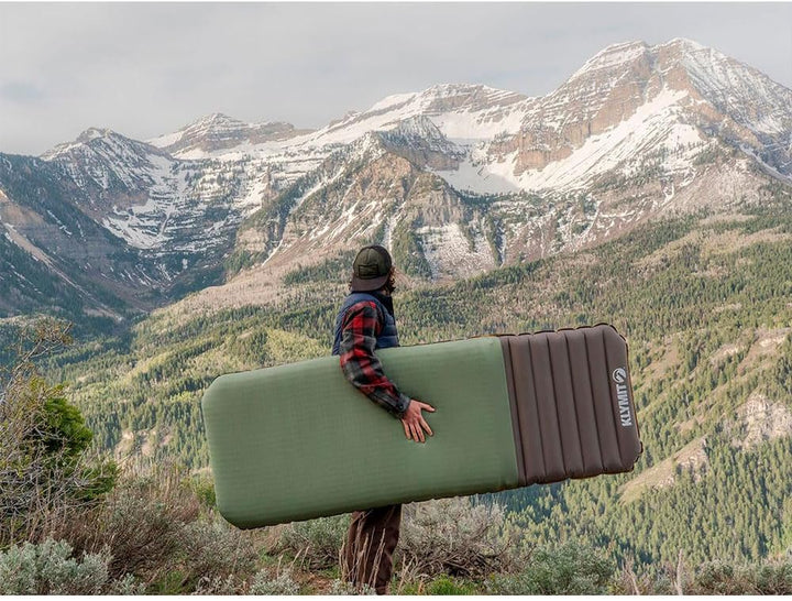 KLYMIT KLYMALOFT Schlafmatte, revolutionäres Air + Schaumstoff-Design, Ultra-dick 12,7 cm, Lofted Me
