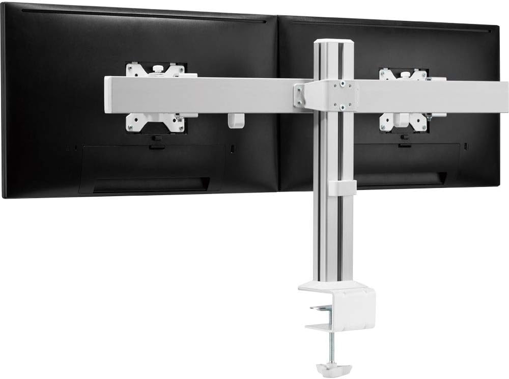 InLine® Aluminium Monitor-Tischhalterung für 2 Monitore bis 32", 8kg