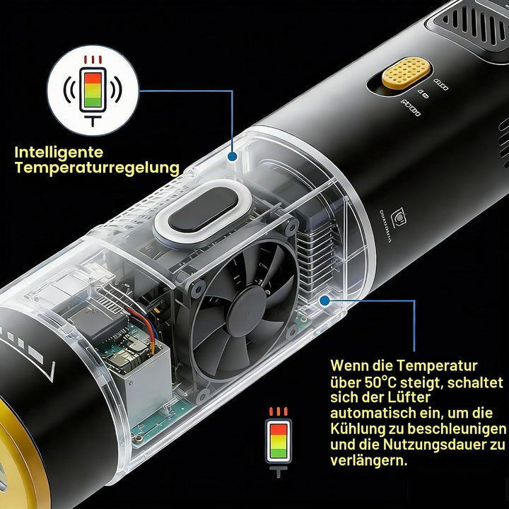 Kabelloser Ultrasonic Cutter, 40 kHz Arbeitsfrequenz, 30 Watt Hochleistung, 1000 mAh Akku mit USB-La