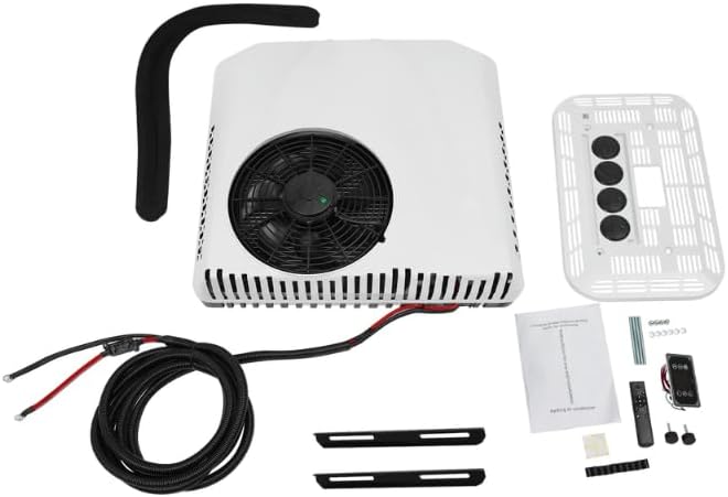 12V Klimaanlage Wohnwagen Schnelle Kühlung (Weiss 12V)