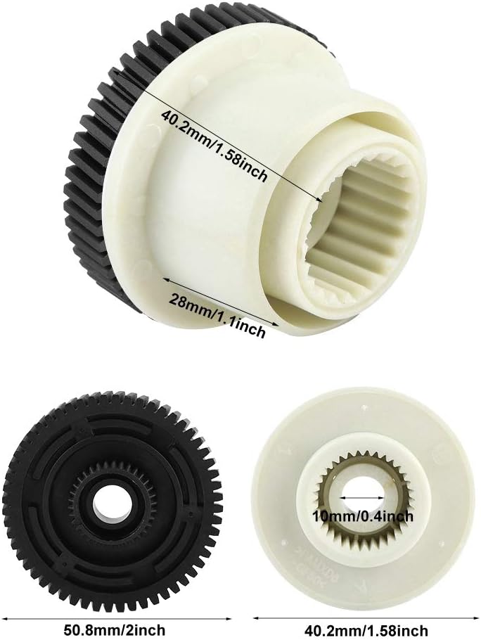 Suuonee Getriebereparatursatz, 2 Stück Getriebeverteilergetriebe Servoantrieb Motorreparatursatz für