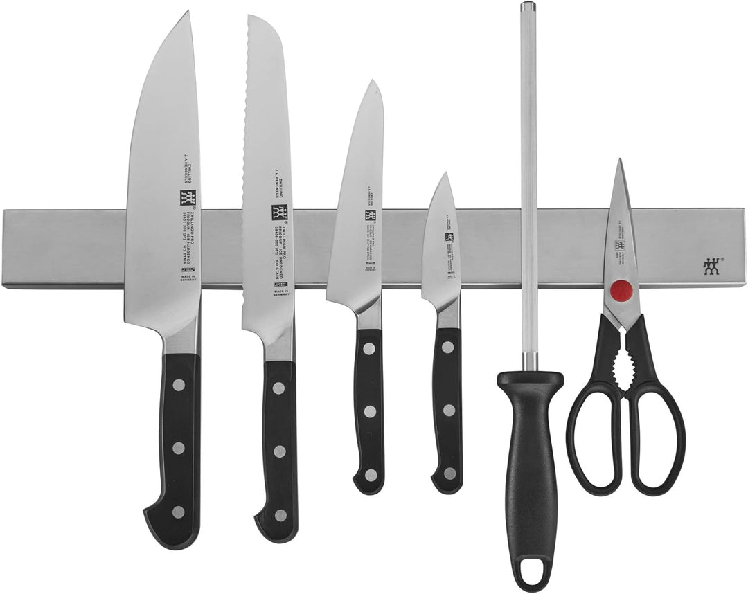 ZWILLING Messeraufbewahrung, 54,6 x 14,6 x 4,5 cm, Edelstahl 21.5" x 5.75" x 4.5 Edelstahl, 21.5" x