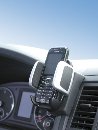 KUDA 096750 Halterung Echtleder schwarz für VW T5 Multivan ab 2009 (Fach mit Deckel) (Nicht Caravell