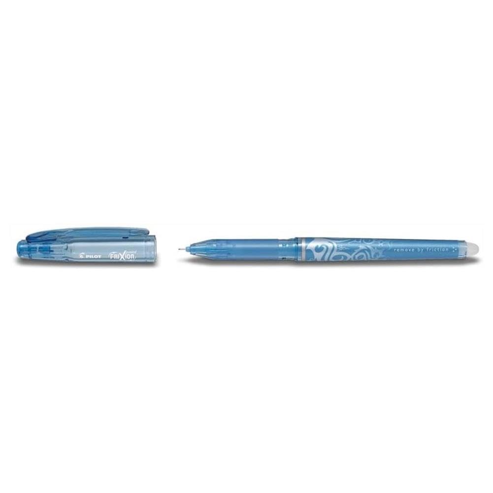 Pilot, Frixion Tintenroller mit Kugel für feine Linien Packung mit 12 hellblau, Packung mit 12 hellb