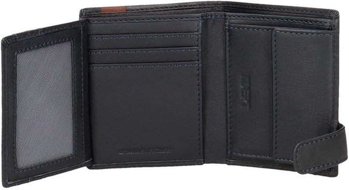 joumma Bags,s.l. Adept MAX Vertical Wallet with Klicken Sie auf Geldbörse Blau, Klicken Sie auf Geld