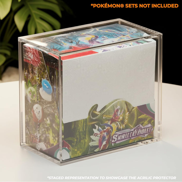 Acryl-Aufbewahrungsbox für Pokemon Booster Box: Schützen Sie Pokemon-Boxen, sammeln und präsentieren
