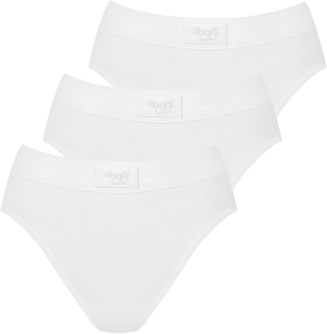 Sloggi Damen sloggi Double Comfort Tai Taillenslip 38 3x Weiss (White), 38 3x Wei&#xDF; (White)