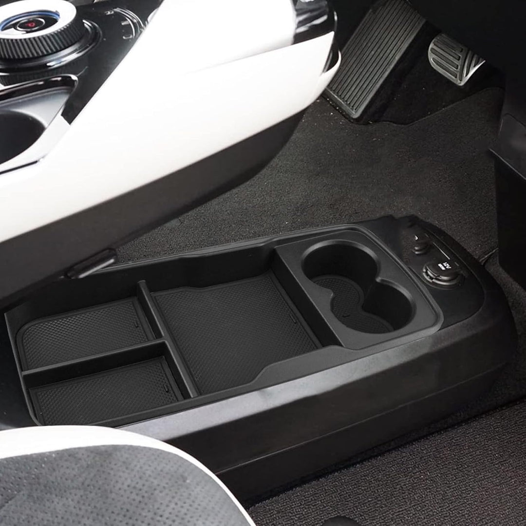 YEE PIN Aufbewahrungsbox Kompatibel mit Kia ev6 2022 2023 Mittelkonsole Organizer Tray für EV6 2023