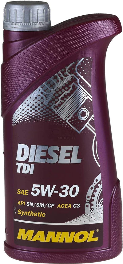 Motor-Öl 7L MANNOL Diesel TDI 5W-30+MANN-FILTER für VW Crafter 30-35 Bus 2E_ 2.0