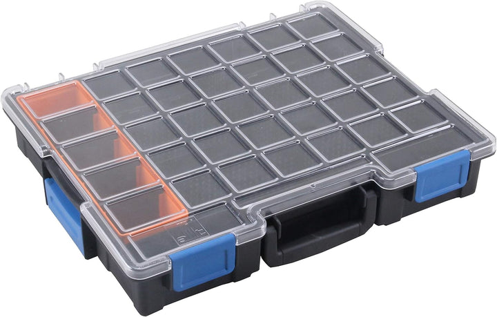 allit Kleinteilekoffer 454200 mit Verbindungsclips und hochschlagfestem Deckel, EuroPlus Pro >K< 44/