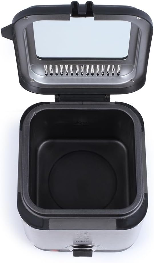 Friteuse 1,5l 900w grau - doc240 - livoo, Grau
