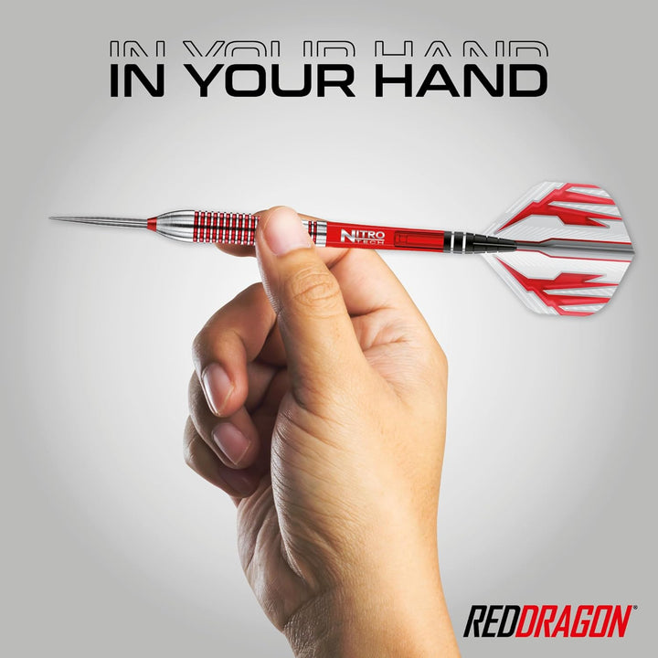 RED DRAGON Reflex Tungsten Darts mit Flights und Schäfte (Steel Dartpfeile) 26.0 Gramm, 26.0 Gramm