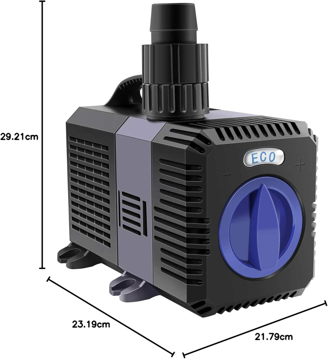 everfarel 3000/3600/4500/L/H ECO Teichpumpe Pumpe Filterpumpen Wasserpumpe für Gartenteiche (8000 L/