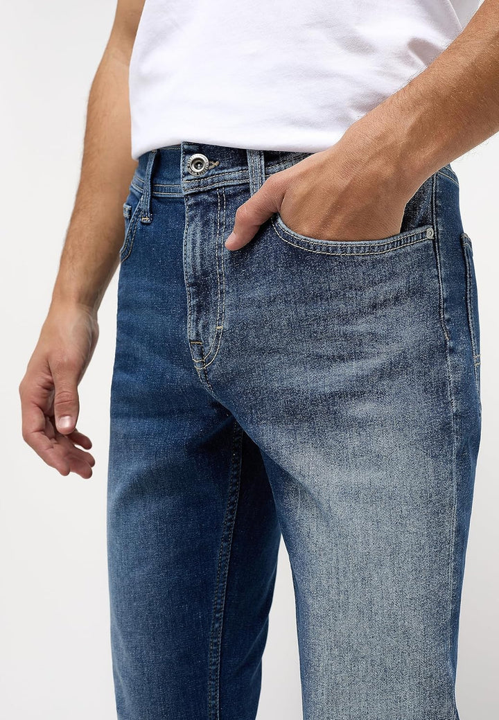 MUSTANG Herren Jeans Hose Style Orlando Slim 28W / 30L Blau, 28W / 30L Blau