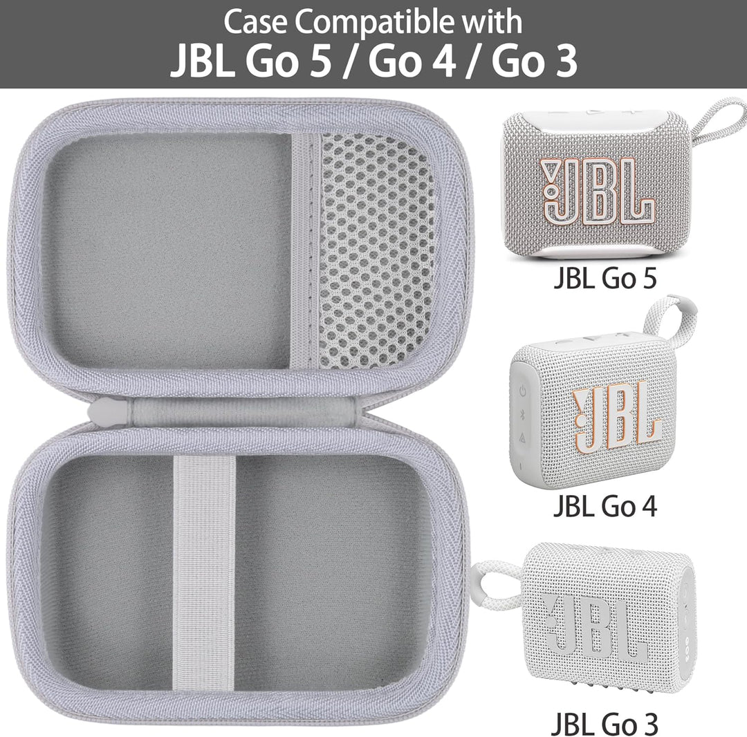 co2CREA Hart Reise Schutz Hülle Etui Tasche für JBL GO 5 /GO 4 /GO 3 tragbarer Bluetooth Lautspreche