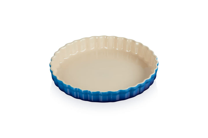Le Creuset Tarteform aus Steinzeug, 28 cm, 2.1 Liter, Azure, 71120282200001 Azure 28 cm, Azure 28 cm