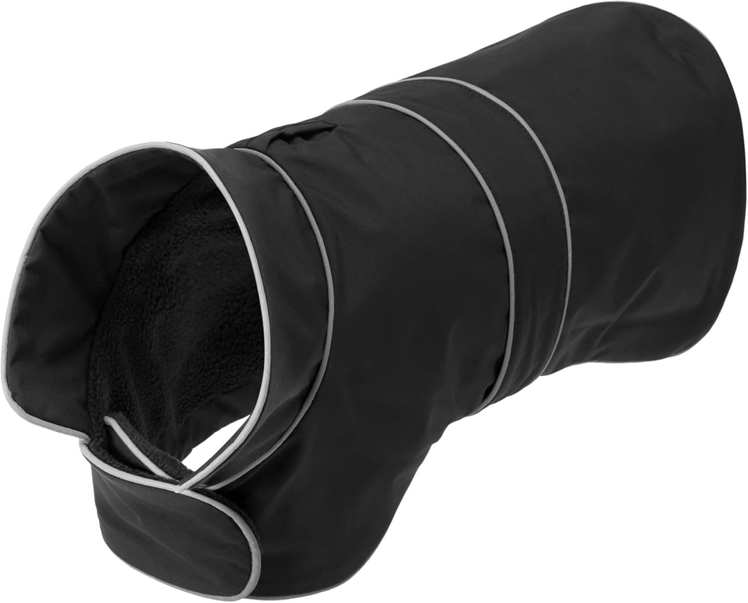 Larkson Hundemantel Schwarz - Jonte - Regenmantel für Kleine & Mittelgrosse Hunde - 10000 mm Wassers