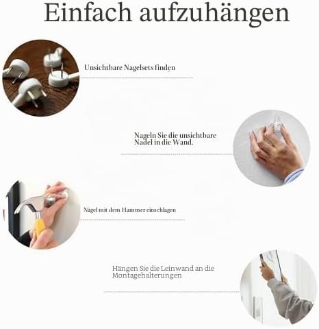 hyidecorart Leinwandbilder 30x40 cm 3er Set Wohnzimmer, Modern Rot Baum des Lebens Wandbilder Set mi