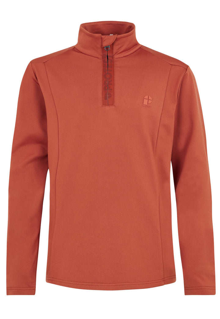 Protest Jungen 1/4-reissverschluss WILLOWY JR 176 Brick Orange, 176 Brick Orange