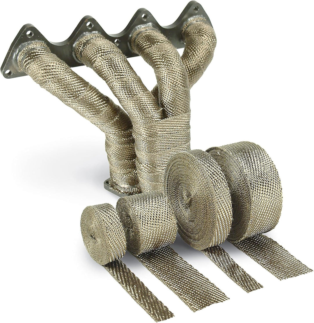 Design Engineering Titan 2,5 cm x 15,7 m Auspuff-Wärmewickel mit Lavastein-Technologie – Wärmewickel