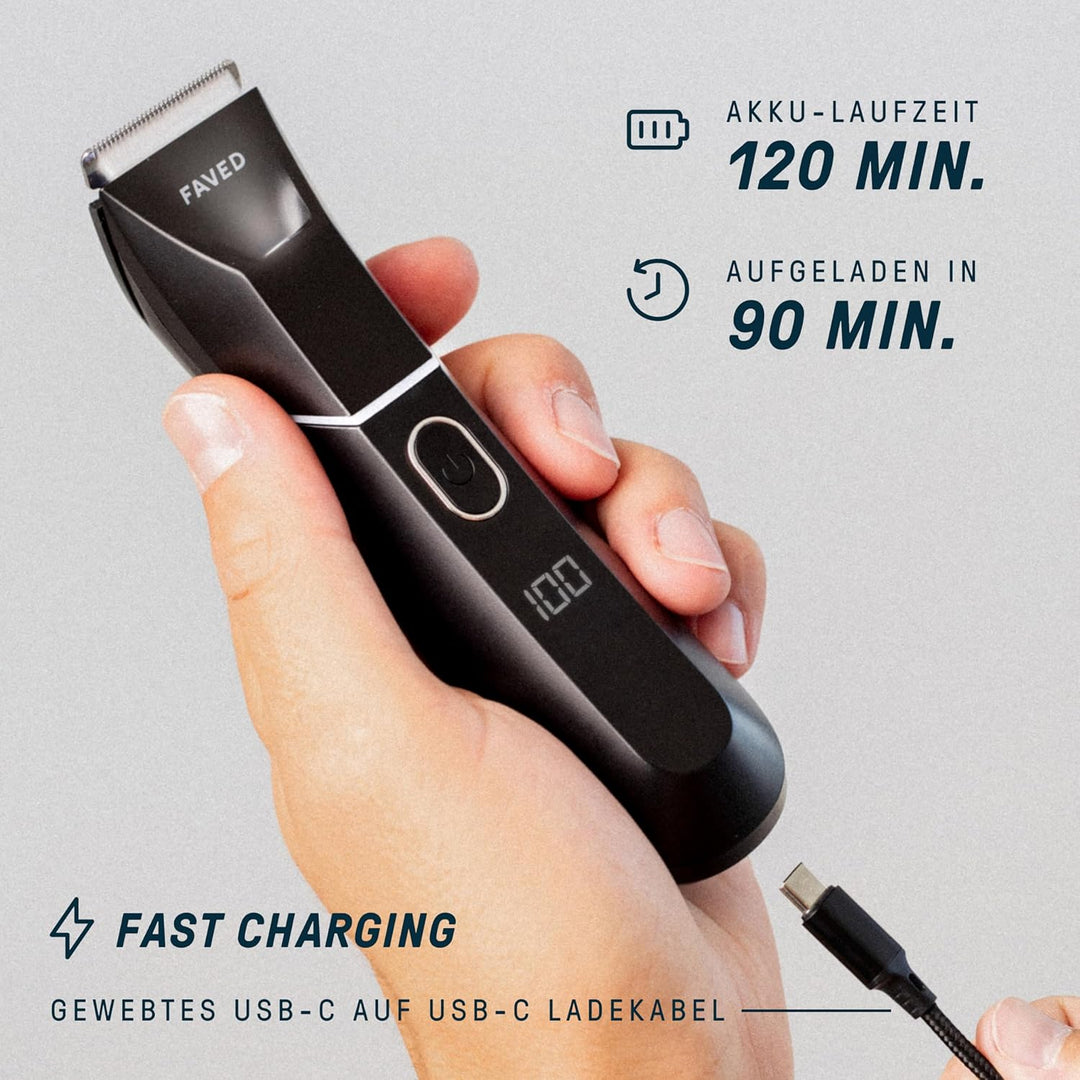 The Bodygroomer 2.0 Intimrasierer & Körperhaartrimmer mit revolutionärer Sicherheitsklinge für den M
