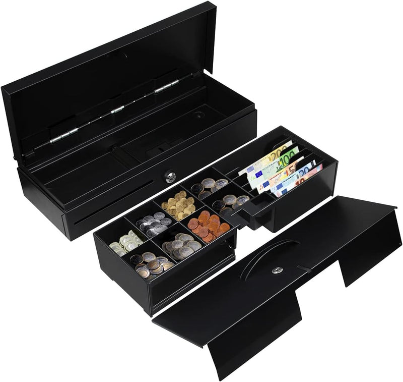 HONEY BEAR Registrierkasse Schublade 12V/24V Kassenschublade Kasse Kassenlade Geldlade für POS-Beleg